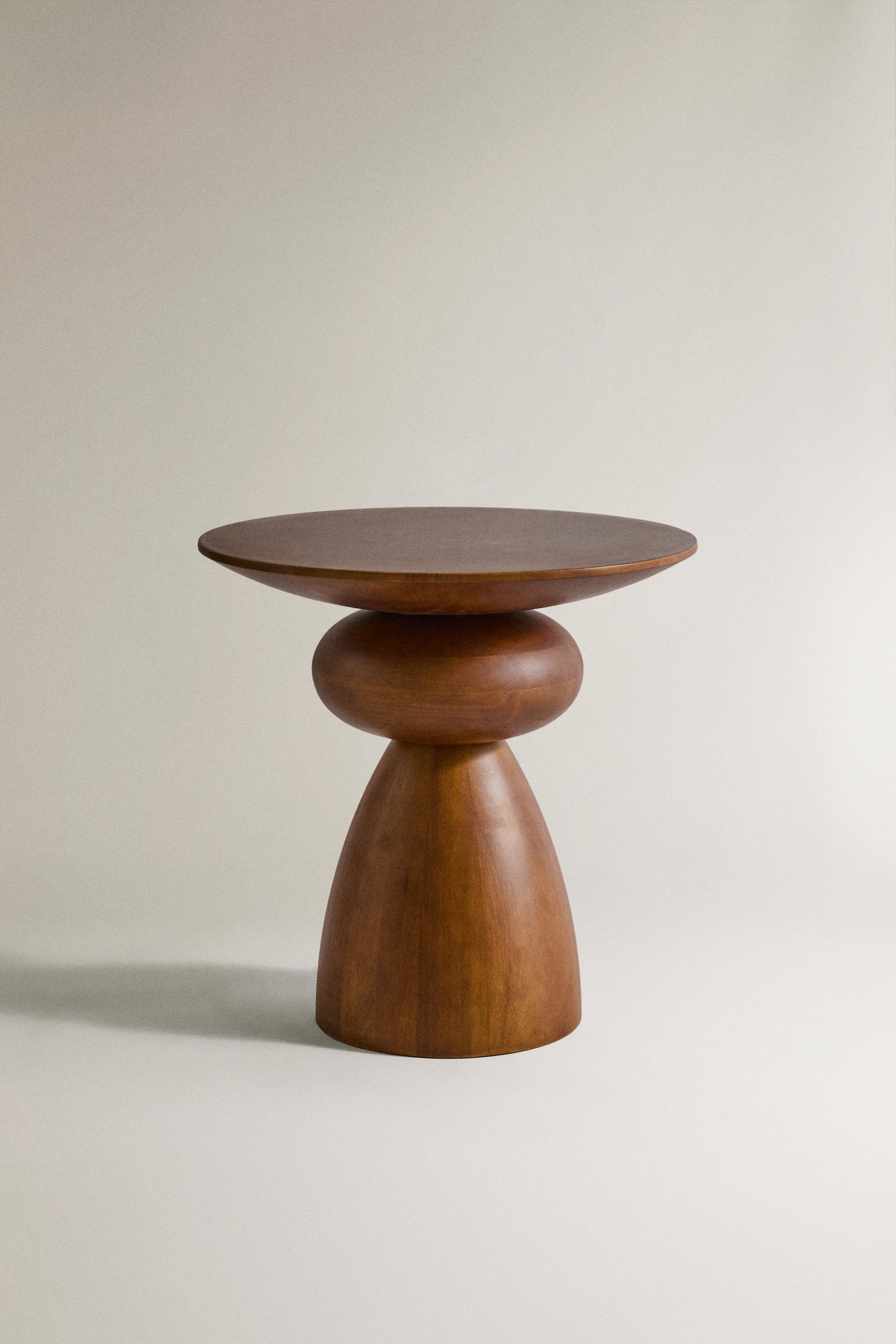 WOODEN SIDE TABLE